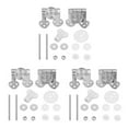 thumbnail image 4 of Guardoinrt Kits Complets pour Installation Simple Raccords de Siège de Toilette en Acier Inoxydable 1-4nm 3Set, 4 of 6