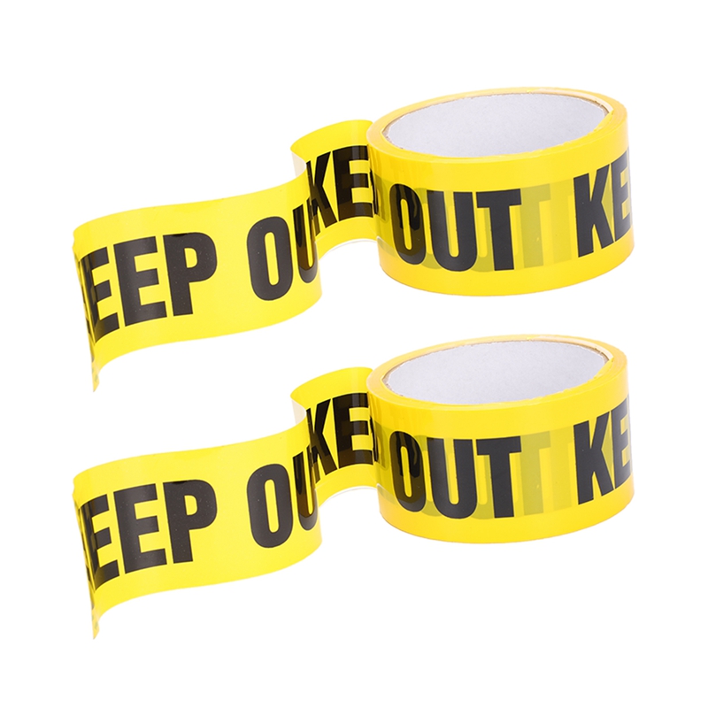 2X KEEP OUT Barricades Tape 25 M Construction Site Packing to Place