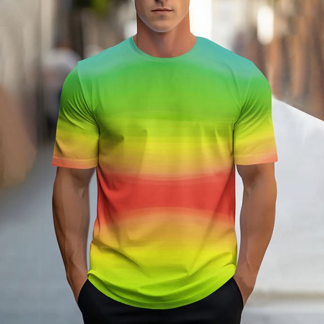 Tops para hombre, blusas y camisas de cuello redondo y manga corta para hombre, camisetas deportivas informales a la moda con estampado para hombre, blusas de cuello redondo y manga corta, blusas para