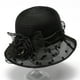 thumbnail image 1 of Karight Dress Hats for Women Fashionable Sun Fascinators Hat Women's Wide Brim Church Bridal Tea Party Wedding Hat, 1 of 3