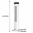 thumbnail image 2 of Alvantor 36" Tower Fan for Bedroom, 28dB Quiet Bladeless Cooling Fan with Remote, 5 Speeds 4 Modes, 12H Timer, 64° Oscillating Standing Fan, 2 of 7