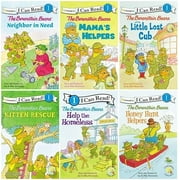 I Can Read Level 1 Berenstain Bears 6 Book Set Zonderkidz : Mana's Helpers; Honey Hunt Helpers; Help the Homeless; Neighbor in Need; Kitten Rescue; Little Lost Scout (Paperback Collection)