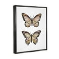 thumbnail image 3 of Stupell Industries Butterfly Wings Insect Portrait Graphic Art Jet Black Floating Framed Canvas Print Wall Art, Design by House Fenway, 3 of 8