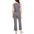 thumbnail image 2 of Natori womens  2pc Rib Essential Pajama Set, XL, Grey, 2 of 3