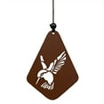 thumbnail image 5 of Alpine Corporation 51" Brown Metal Windchime with Hummingbird Windcatcher, 5 of 15