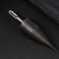 thumbnail image 3 of 1Pc 38mm Household Triangle Handle Wood Chopping Tool Electric Wood Splitting Drill Bits (Black, Round Shank), 3 of 3