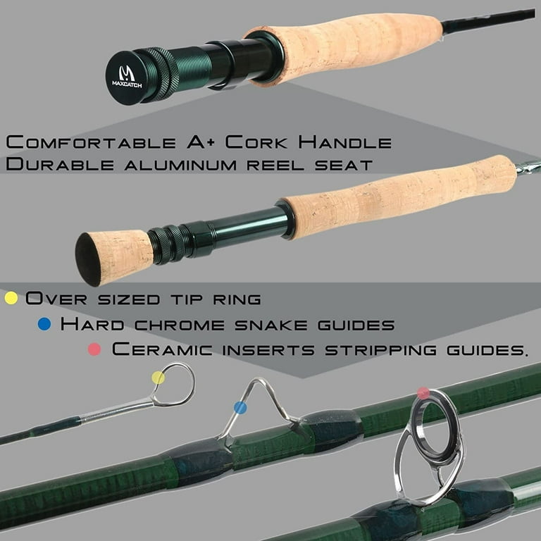 Maxcatch Fly fishing rod Tube with reel pouch Cordura rod case For