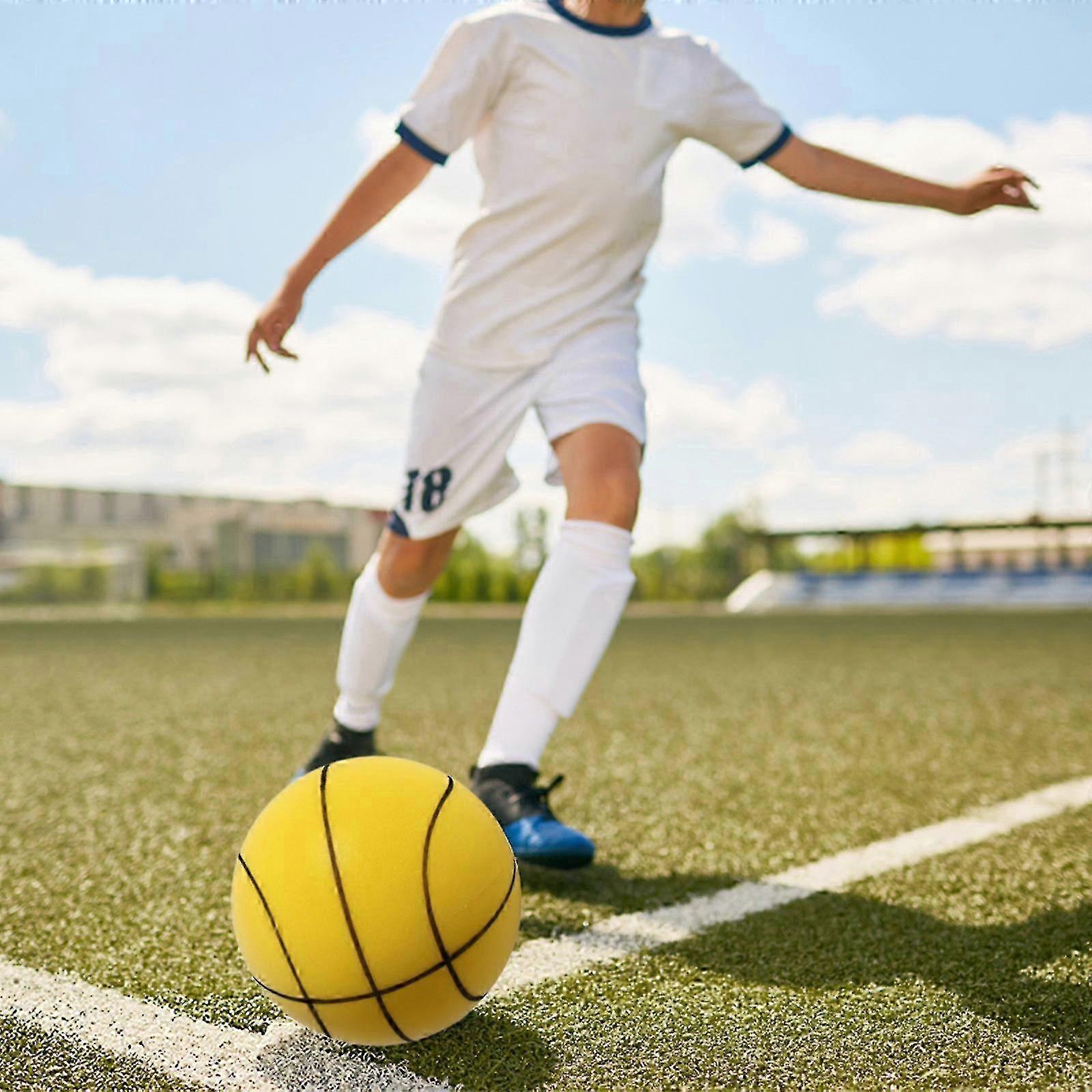 Balón De Fútbol Silencioso Para Interior - 21cm, PVC Ultraligero, Sin Ruido, Colores Vivos, Ideal Niños Y Adultos, Juego En Casa