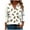 Multicolor Plus Size Blouse for Women_w, variant on CYMMPU Bee Pattern 3/4 Sleeve V Neck Blouses for Women Dressy Casual Spring Tops Fall Fashion Shirts T-Shirts Loose Fit Business Elegant Work Topss Multicolor XL