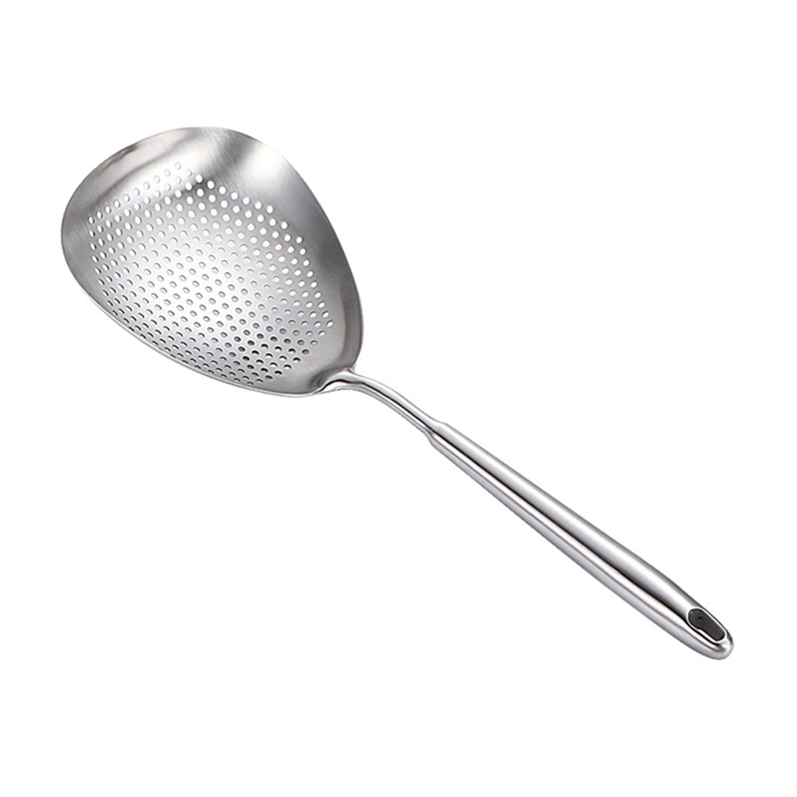 Large Slotted Spoon Skimmer Ladles Heavy Duty Stainless Steel Skimmer