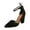 Black, variant on Fesfesfes Chunky Heels Women Summer Shoes Strap Heels Open Toe Breathable Sandals Party Shoes 7.5(40)