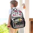 thumbnail image 7 of ALAZA Clear Backpack Elegant Flowers-r3 PVC Transparent BookBag, 7 of 7