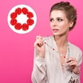 thumbnail image 3 of Miangastore Loose Beads Resin Red 50Pcs 1.2X1.2Cm, 3 of 8