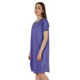 thumbnail image 4 of Inkmeso Robe T-Shirt d'Été Décontractée Unie pour Femmes, Coupe Ample, Tunique à Manches Courtes, Robe de Nuit, 4 of 7