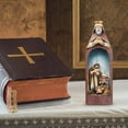thumbnail image 3 of Qiweii Hand-Carved Solid Wood Nativity Sculpture – Hand-Painted Figurine with Holy Family, Perfect for Theme Decor, Religious Gifts, 3 of 3