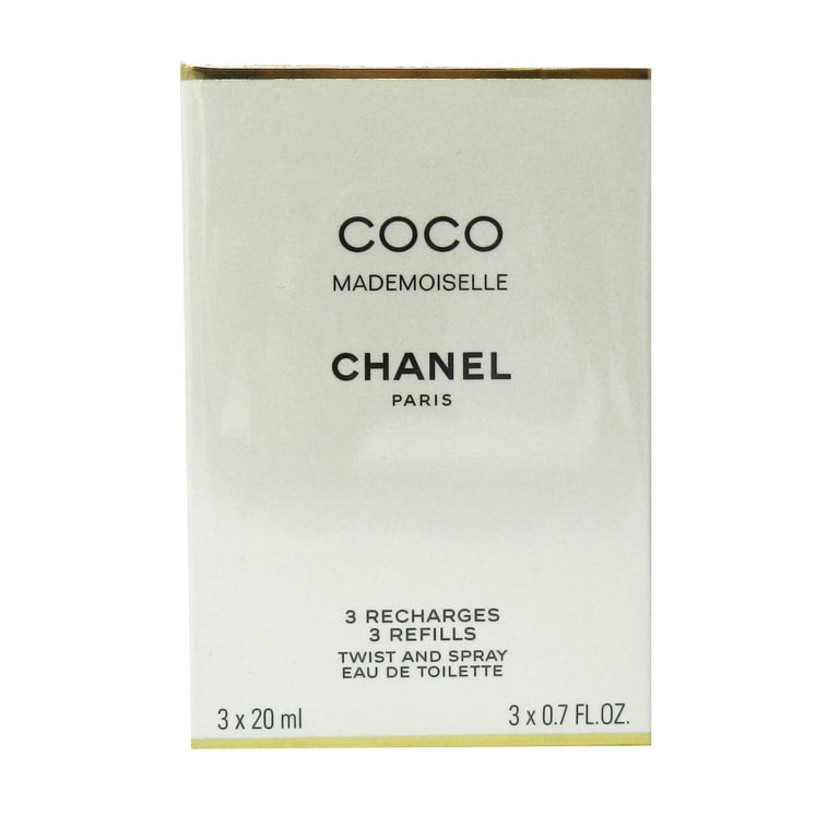 Chanel Coco Mademoiselle Eau de Toilette Twist & Spray 3 X 20ml