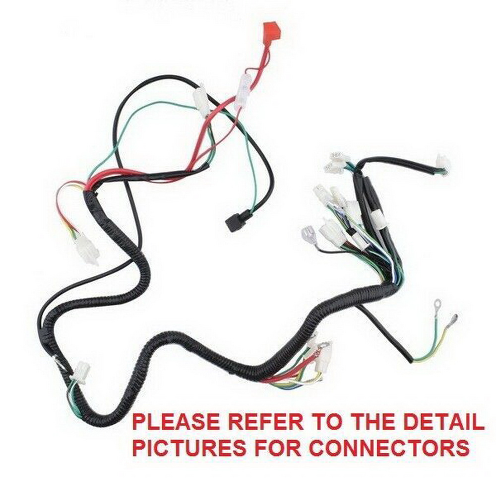 Pcc Motor GY6 150 250CC Complete Wire Harness for Moped Scooter ATV Quad