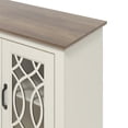 thumbnail image 4 of Raccon Ivory with Knotty Oak Accent Cabinet with 2 Doors, 4 of 13