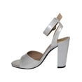 thumbnail image 3 of SANDALIA DE VESTIR TACON LEON MUJER PLATA MARSELLA 2548 LEON  2548p, 3 of 4