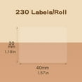 thumbnail image 6 of NIIMBOT B1/B21/B3S Round Printer Labels, 1.57" x 1.18", Clear, 230 Labels/Roll, 6 of 7