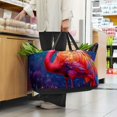 thumbnail image 6 of Flamingo Premium Oxford Cloth Reusable Foldable Shopping Bag – Large Capacity for Picnic Baskets, Toy Baskets, and Shopping Baskets, 6 of 7