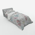 thumbnail image 3 of Ambesonne Colorful Bedding Set 4 Pcs, Grunge Halloween Birds, Queen, Multicolor, 3 of 3