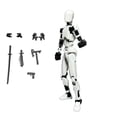 thumbnail image 1 of Figura de acción ManTuo Figura de acción Impresa Móvil 13 Figuras de acción de muñeco de robot articulado Regalos de San Valentín para él, 1 of 6