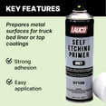 thumbnail image 2 of Self Etching Primer Aerosol Spray Can 13 oz Gray  - Automotive and Industrial Primer - 6 Pack With Gun, 2 of 8