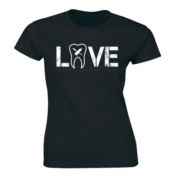 Dental Assistant Dentist Love th Hygienist Tooth Women's T-Shirt