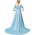 thumbnail image 5 of Daphne Themed Blue Lace Regency Dress Women’s Outfit for Tea Party, 5 of 7