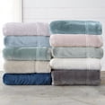 thumbnail image 5 of Great Bay Home Solid Velvet Plush Warm and Cozy Fleece Sheet Set  (Twin, Blush Pink), 5 of 6