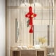 thumbnail image 2 of Colgantes de año nuevo,Adorno colgante de nudo chino rojo para puerta de ventana,Decoración del Año Nuevo Chino Decoración Fengshui para el Hogar,Árbol de pared colgante colgante del, 2 of 7