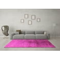 thumbnail image 3 of Ahgly Company Indoor Round Oriental Pink Industrial Area Rugs, 5' Round, 3 of 4