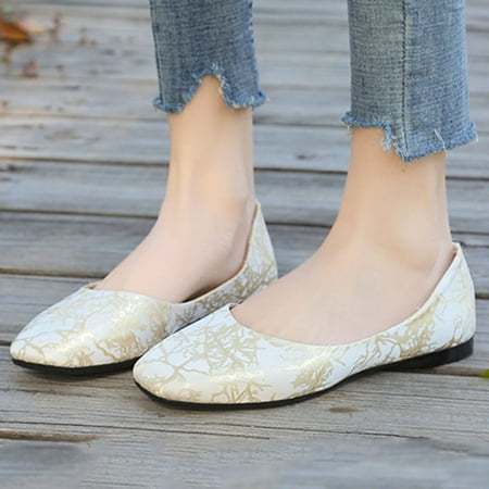 

christmas fashion autumn women casual shoes flat bottom comfortable snake print slip on shallow mouth
