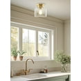 thumbnail image 3 of Kira Home Luxe 9" Glass Shade, Replacement Glass, 1-5/8" Fitter Opening for Threaded Medium Base Socket, 8" x 8.75", (1), 3 of 8