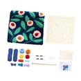 thumbnail image 1 of Luzkey Punch Needle Pillow Cover Pillow Case Crochet yarns with Basic Tool Cover Embroidery for Beginners Rug Carpet Blue, 1 of 7