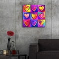 thumbnail image 5 of Epic Art 'Pop Art Heart 2' by Howie Green, Acrylic Glass Wall Art, 24"x24", 5 of 8
