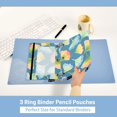 thumbnail image 5 of ALAZA 2 Pack Pencil Pouch Ginkgo Biloba Leaves Pencil Case for 3 Ring Binder Clear Window Pencil Bag Organizers, 5 of 6