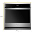 thumbnail image 5 of Whirlpool 30” 5.0 cu ft Electric Single Wall Oven in Stainless Steel, 5 of 5