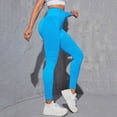 thumbnail image 7 of UngA Anti Cellulite Leggings, Tummy Control High Waisted Leggings Sets for Women, Gym Scrunch Butt Lifting Seamless Workout Yoga Pants Women Blue,L, 7 of 7