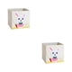 thumbnail image 2 of Matsuzay Contenedor de almacenamiento multiusos para juguetes y ropa Cubo de almacenamiento plegable Bloques de anidación Caja de Type3 NO3, 2 of 6