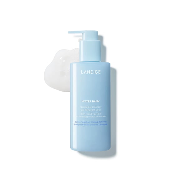 Limpiador LANEIGE Water Bank Gel suave con pH balanceado