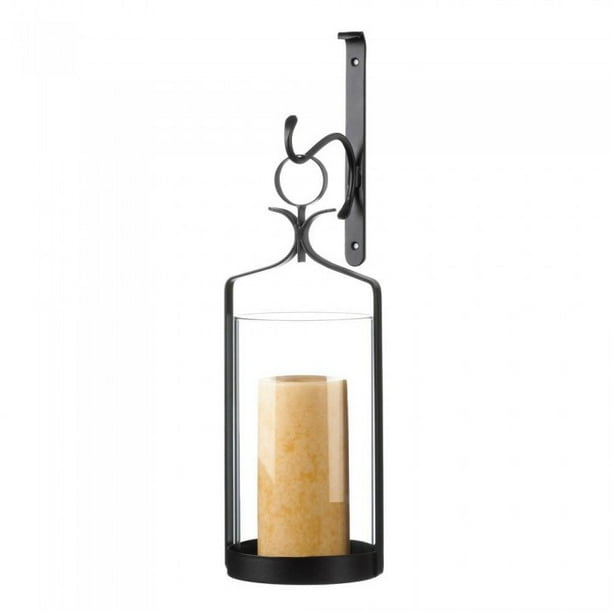 HANGING HURRICANE GLASS WALL SCONCE