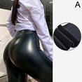 thumbnail image 5 of Leggings Plus Size Black Leather PU Leggings Women High Waist Pants Women x 1 I1Y1, 5 of 8
