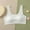 White, variant on ATOGUTA Training Bra Girls Size 9-18 Light Sports Seamless Teen Bras with Breathable Removeable Pads Pink
