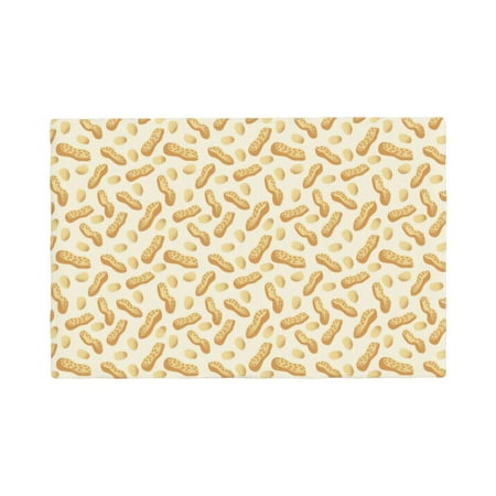 

Placemats Set of 4 Peanuts3 Place mats for Dining Table Indoor/Outdoor Cute Heat Resistant Washable Table Mats(18 x 12 )