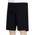 thumbnail image 2 of HOOMEUMY Men's Summer Shorts Solid Color Straight Fit Lightweight Breathable Quick Dry Beach Shorts with Pockets Black 36, 2 of 9