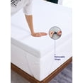 thumbnail image 5 of Sunrising Bedding 3" Ventilated Gel Memory Foam Mattress Topper, King Size Mattress Pad, 5 of 7