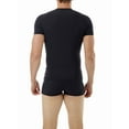 thumbnail image 3 of Underworks Mens Microfiber Compression Crew Neck T-shirt with Short Sleeves, 3 of 4