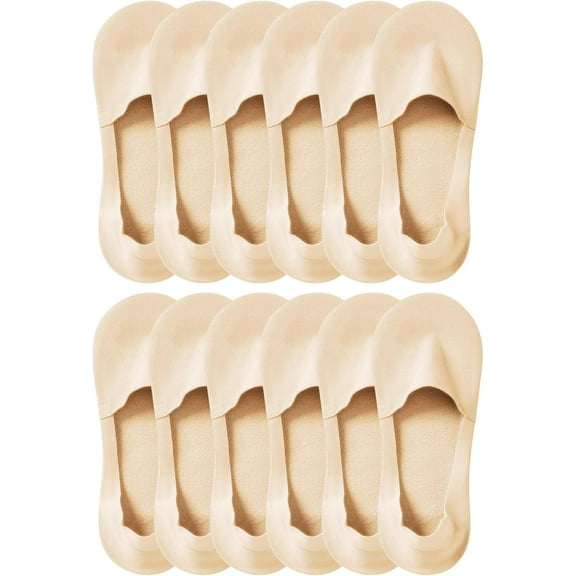 Thin No Show Socks (Women 5-12), Made of Ice Silk Surface on the Surface & Cotton on the Bottom